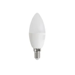 LUUMR Preisvorteil Auf Leuchtmittel|Smarte Glühbirnen*5er-Set E14 Dimmbare LED-Lampen C37 Opal 4,9W 470 lm 2700-6500K