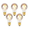 LUEDD Preisvorteil Auf Leuchtmittel|Led Lampen*5er-Set E27 LED Spiral-Glühbirnen A60 Rauch 4W 120 lm 1800K
