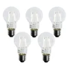 LUEDD Preisvorteil Auf Leuchtmittel|Filament Lampen*5er-Set E27 LED-Glühbirnen A60 Lux Sensor 2,5W 250 lm 2700K