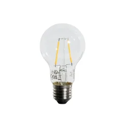 LUEDD Preisvorteil Auf Leuchtmittel|Filament Lampen*5er-Set E27 LED-Glühbirnen A60 Lux Sensor 2,5W 250 lm 2700K