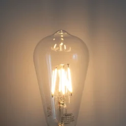 LUEDD Preisvorteil Auf Leuchtmittel|Filament Lampen*5er-Set E27 LED-Lampen A60 Lux Sensor 4W 400 lm 2200K