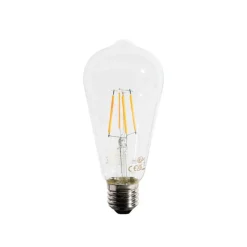LUEDD Preisvorteil Auf Leuchtmittel|Filament Lampen*5er-Set E27 LED-Lampen A60 Lux Sensor 4W 400 lm 2200K