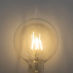 LUEDD Preisvorteil Auf Leuchtmittel|Filament Lampen*5er-Set E27 3-Stufen-Dimmbare LED-Spiralfilament-Glühbirnen G125 4W 450 lm 2700K