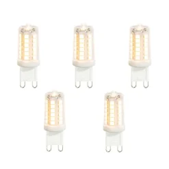 LUEDD Preisvorteil Auf Leuchtmittel|Led Lampen*5er-Set G9 LED-Lampen Klar 3,5W 480 lm 2700K