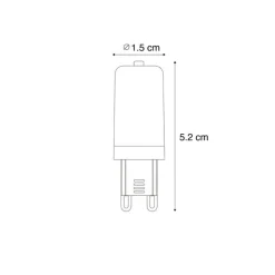 LUEDD Preisvorteil Auf Leuchtmittel|Led Lampen*5er-Set G9 LED-Lampen klar 3,5W 480 lm 3000K