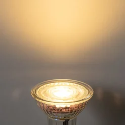 LUEDD Preisvorteil Auf Leuchtmittel|Led Lampen*5er-Set GU10 50mm Dimmbare LED-Lampen Klar 4,9W 430 lm 2700K