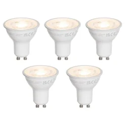 LUEDD Preisvorteil Auf Leuchtmittel|Led Lampen*5er-Set GU10 50mm LED-Glühbirnen Klar 7,5W 800 lm 3000K
