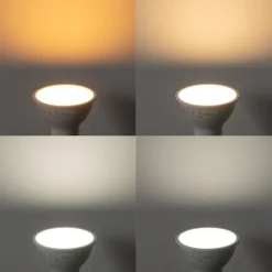 LUEDD Preisvorteil Auf Leuchtmittel|Smarte Glühbirnen*5er-Set GU10 50mm LED-Glühbirnen Klar 4,7W 400 lm 2200-2400K