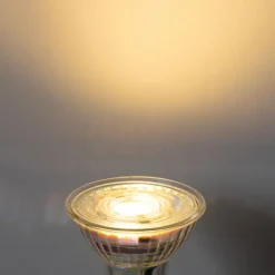 LUEDD Preisvorteil Auf Leuchtmittel|Led Lampen*5er-Set GU10 50mm 3-Stufen-Dimmbare Kelvin LED-Lampen Klar 4,5W 380 lm 2000-2700K