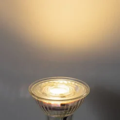 LUEDD Preisvorteil Auf Leuchtmittel|Led Lampen*5er-Set GU10 50mm 3-Stufen-Dimmbare Kelvin LED-Lampen Klar 4,5W 380 lm 2000-2700K