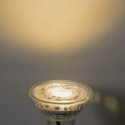 LUEDD Preisvorteil Auf Leuchtmittel|Led Lampen*5er-Set GU10 50mm 3-Stufen-Dimmbare Kelvin LED-Lampen Klar 4,9W 450 lm 2000-2700K