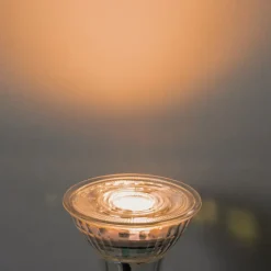 LUEDD Preisvorteil Auf Leuchtmittel|Led Lampen*5er-Set GU10 50mm 3-Stufen-Dimmbare Kelvin LED-Lampen Klar 4,9W 450 lm 2000-2700K