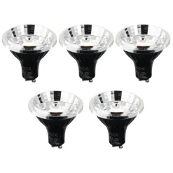 LUEDD Preisvorteil Auf Leuchtmittel|Led Lampen*5er-Set GU10 3-Stufen-Dimmbare Kelvin LED-Lampen 70mm 6W 500 lm 2200 - 3600K