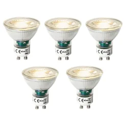 LUEDD Preisvorteil Auf Leuchtmittel|Led Lampen*5er-Set GU10 3-Stufen-Dimmbare LED-Lampen 7W 600 lm 2700K