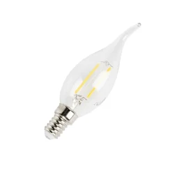 LUEDD Preisvorteil Auf Leuchtmittel|Filament Lampen*3er-Set LED-Filament-Kerzenlampe E14 3W 2700K 250lm F35 dimmbar klar