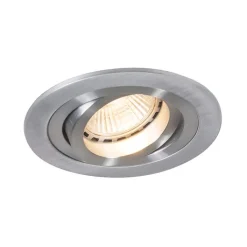 QAZQA Einbaustrahler|Wohnzimmerlampen*6er-Set moderne Einbaustrahler Stahl - Rondoo