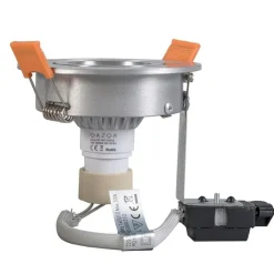 QAZQA Einbaustrahler|Wohnzimmerlampen*6er-Set moderne Einbaustrahler Stahl - Rondoo