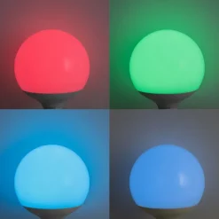 LUUMR Preisvorteil Auf Leuchtmittel|Smarte Glühbirnen*5er-Set Smart E27 LED-Glühbirnen G120 Matt RGBW 9W 806 lm 2700-6500K