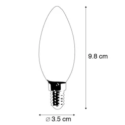 LUEDD Preisvorteil Auf Leuchtmittel|Smarte Glühbirnen*5er-Set Smart E14 LED-Lampen B35 4,5W 470 lm 2700K