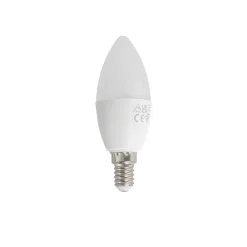 LUUMR Preisvorteil Auf Leuchtmittel|Smarte Glühbirnen*5er-Set Smart E14 LED-Lampen C37 Opal RGBW 4,9W 470 lm 2700-6500K