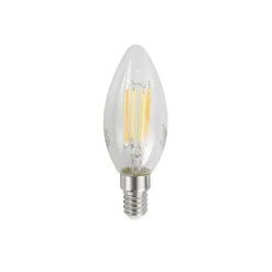 LUUMR Preisvorteil Auf Leuchtmittel|Smarte Glühbirnen*5er-Set Smart E14 LED-Lampen C35 Klar 4.2W 470 lm 2700-6500K
