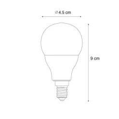 LUUMR Preisvorteil Auf Leuchtmittel|Smarte Glühbirnen*5er-Set Smart E14 LED-Lampen G45 Opal RGBW 4,9W 470 lm 2700-6500K