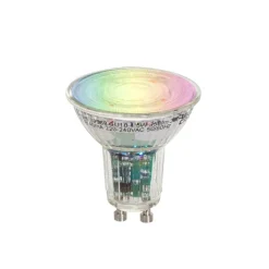 LUEDD Preisvorteil Auf Leuchtmittel|Smarte Glühbirnen*5er-Set Smart GU10 50 LED-Lampen Klar RGBW 4,5W 350 lm 2700-6000K