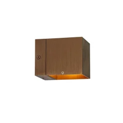 QAZQA Smarte Wandleuchten|Wandleuchten*2er-Set Smart Wandleuchten Dunkelbronze 8 cm Inkl. Wifi G9 - Transfer