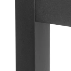 QAZQA Stehlampen Außen|Gartenbeleuchtung*3er-Set smarte Außenstandleuchten schwarz 65cm IP44 - Baleno