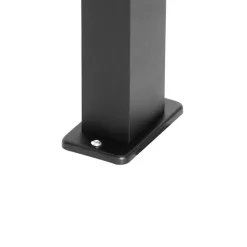 QAZQA Stehlampen Außen|Gartenbeleuchtung*3er-Set smarte Außenstandleuchten schwarz 65cm IP44 - Baleno