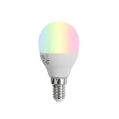 LUUMR Preisvorteil Auf Leuchtmittel|Smarte Glühbirnen*5er-Set smarte, dimmbare E14-LED-Lampen G45 Opal 4,9 W 470 lm 2700-6500 K