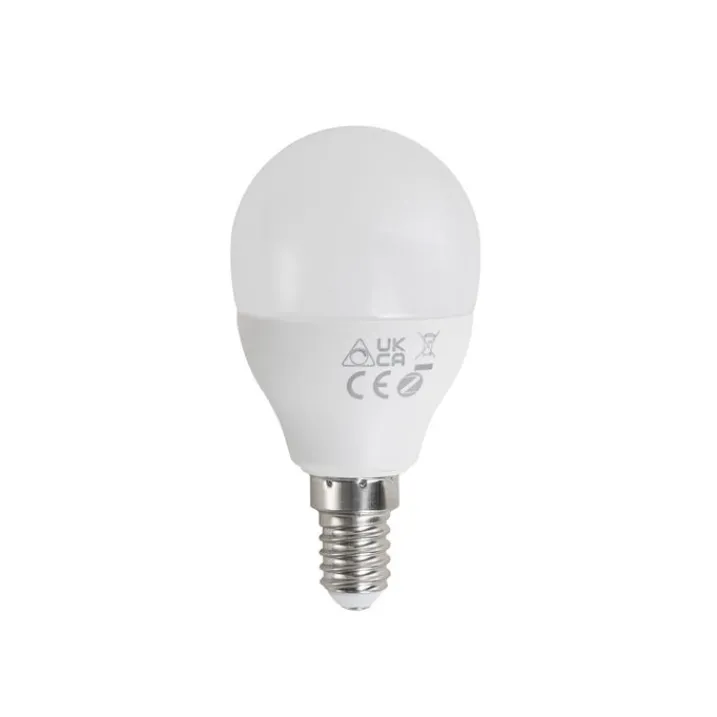 LUUMR Preisvorteil Auf Leuchtmittel|Smarte Glühbirnen*5er-Set smarte, dimmbare E14-LED-Lampen G45 Opal 4,9 W 470 lm 2700-6500 K