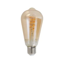QAZQA Preisvorteil Auf Leuchtmittel|Led Lampen*3er-Set smarte E27 dimmbare LED-Glühbirne ST64 4,9W 320 lm 2500K inkl. Zigbee Smart Hub