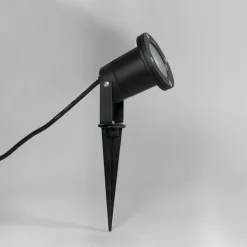 QAZQA Außenstrahler|Gartenbeleuchtung*3er-Set smarte Gartenstrahler schwarz inkl. Kabel und Stecker 230cm IP65 - Basic