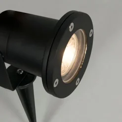 QAZQA Außenstrahler|Gartenbeleuchtung*3er-Set smarte Gartenstrahler schwarz inkl. Kabel und Stecker 230cm IP65 - Basic