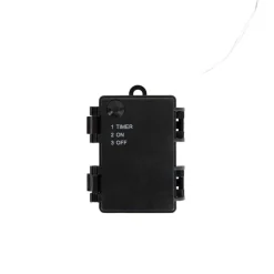 Luca Lighting Led-Außenleuchten*5er-Set Weihnachtsstecker rot mit weißen Zuckerstangen inkl. LED mit Timer IP44 - Melchior