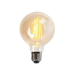 LUEDD Filament Lampen|Led Lampen*Filament LED Lampe G95 5W 2200K Gold dimmbar