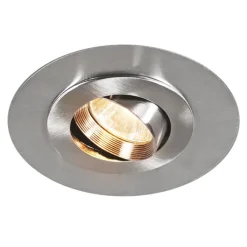 QAZQA Einbaustrahler*Füllring Edelstahl für Einbaustrahler 7,5 - 1,3 cm