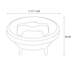LUEDD Led Lampen*G53 dimmbare LED-Lampe AR111 12W 600 lm 2700K