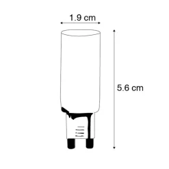 LUEDD Led Lampen*G9 3-stufig dimmbare LED 4,5 W 500 lm 2700 K