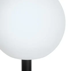 QAZQA Gartenbeleuchtung|Led-Außenleuchten*Gartenleuchte weiß 20 cm inkl. LED IP44 Solar RGBW - Ludger