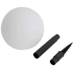 QAZQA Gartenbeleuchtung|Led-Außenleuchten*Gartenleuchte weiß 20 cm inkl. LED IP44 Solar RGBW - Ludger