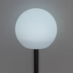 QAZQA Gartenbeleuchtung|Led-Außenleuchten*Gartenleuchte weiß 25 cm inkl. LED IP44 Solar RGBW - Ludger