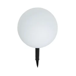 QAZQA Gartenbeleuchtung|Led-Außenleuchten*Gartenleuchte weiß 25 cm inkl. LED IP44 Solar RGBW - Ludger