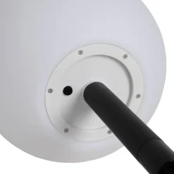 QAZQA Gartenbeleuchtung|Led-Außenleuchten*Gartenleuchte weiß 25 cm inkl. LED IP44 Solar RGBW - Ludger