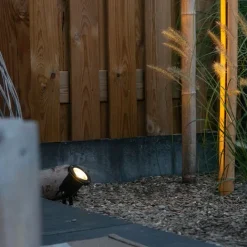 QAZQA Gartenbeleuchtung|Außenstrahler*Gartenstrahler schwarz inkl. Kabel und Stecker 200 cm IP65 - Basic