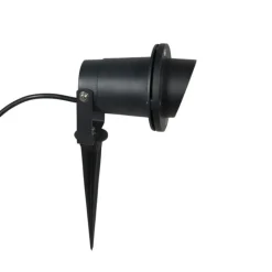 QAZQA Gartenbeleuchtung|Außenstrahler*Gartenstrahler schwarz inkl. Kabel und Stecker IP65 - Done