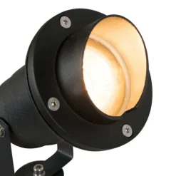 QAZQA Gartenbeleuchtung|Außenstrahler*Gartenstrahler schwarz inkl. Kabel und Stecker IP65 - Done