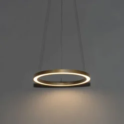 QAZQA Professional Led-Pendelleuchten|Pendelleuchten*Goldene Pendelleuchte 40 cm inkl. LED 3-stufig dimmbar - Girello