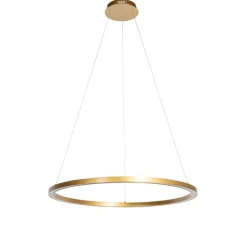 QAZQA Professional Led-Pendelleuchten|Pendelleuchten*Goldene Pendelleuchte 80cm inkl. LED 3-stufig dimmbar - Girello